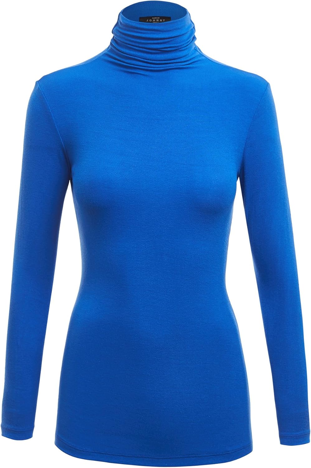 Lock and Love Women's Lightweight Long Sleeve Cozy Stylilsh Turtleneck Top Pullover Sweater