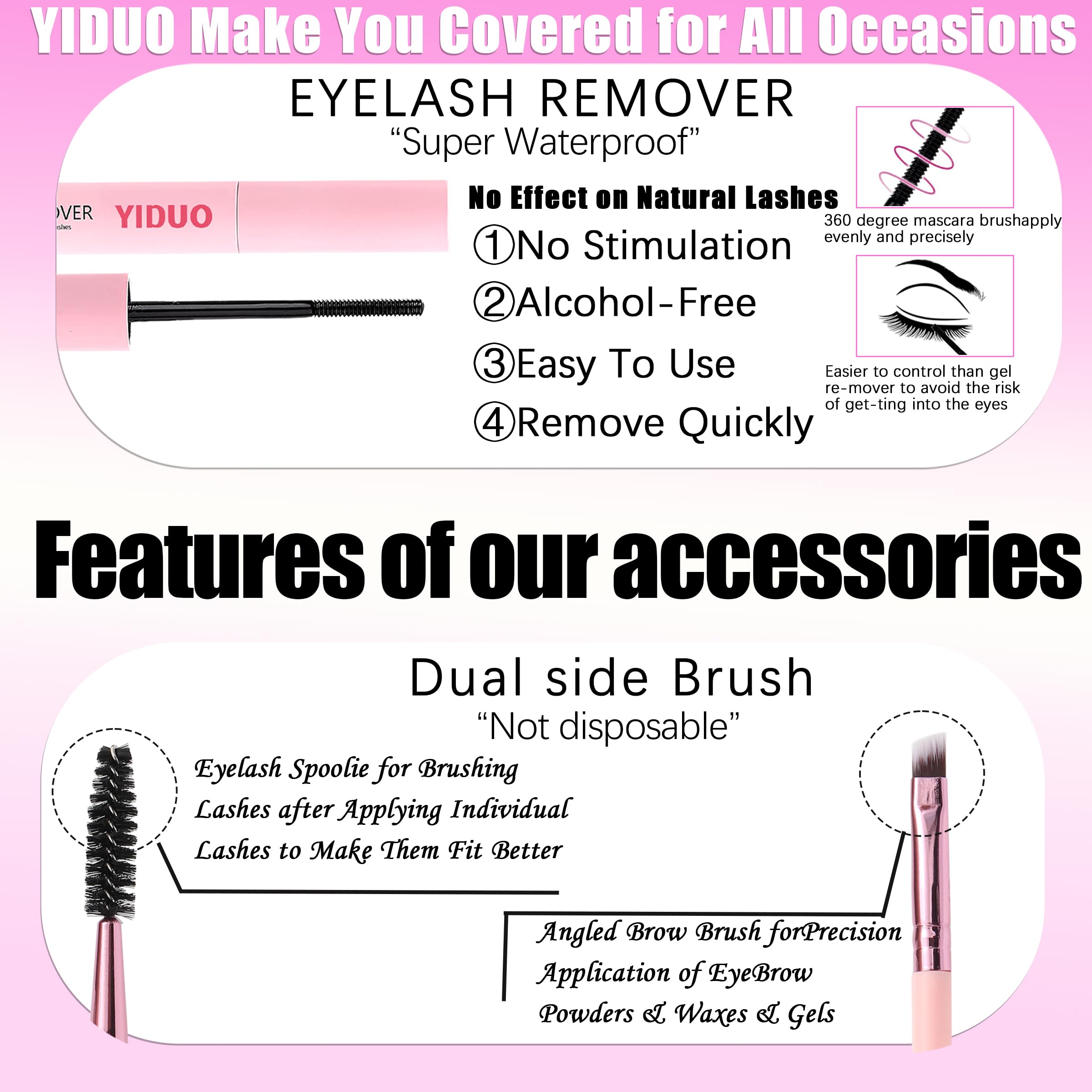 Lashes Clusters Kit 1846Pcs Bulk Packs Volume False Eyelash Extensions D Curl Wispy Individual Eyelashes, Volume Studio Effect, Wholesale Large Pack with Glue&Seal|Tweezers|Removers|Cleanser