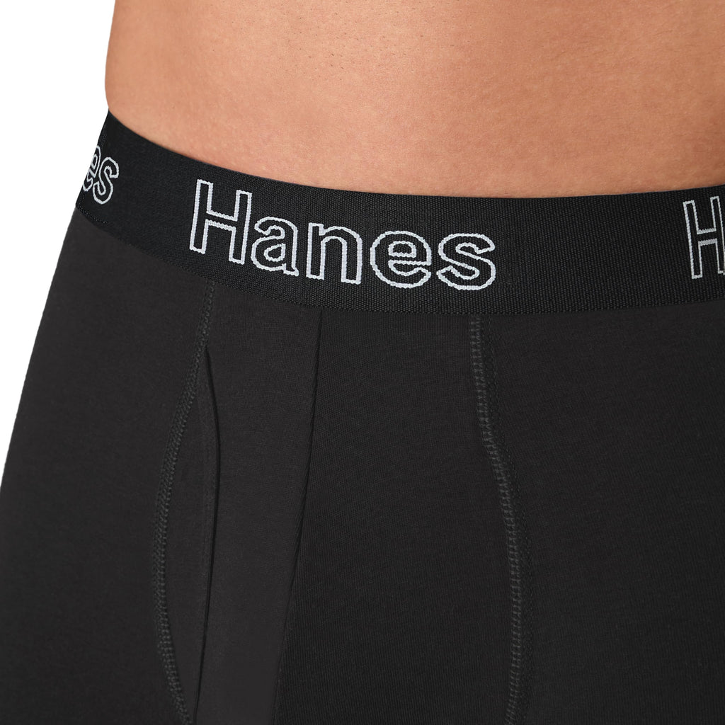 Hanes Men's Underwear, Stretch Cotton Boxer Briefs for Men, Moisture-wicking, Multi-Pack