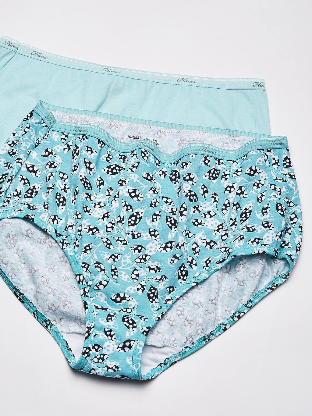 Hanes Women's Underwear Brief Pack, 10-Pack, Full-Coverage Brief Panties, Moisture-Wicking Underwear for Women