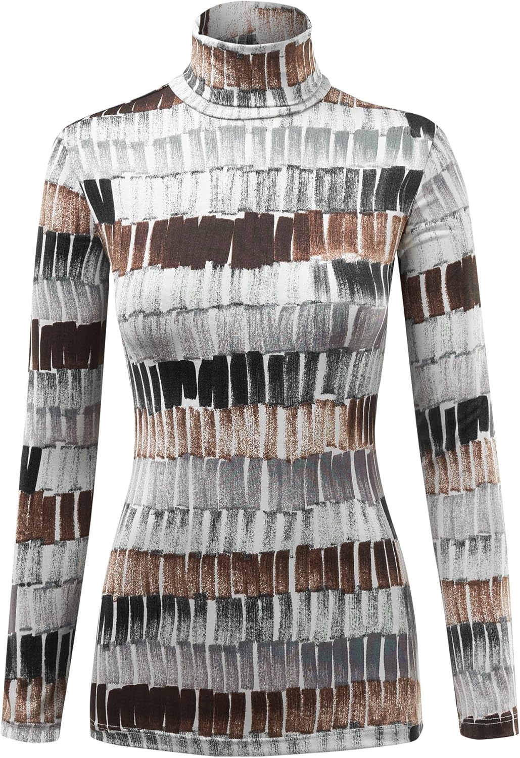 Lock and Love Women's Lightweight Long Sleeve Cozy Stylilsh Turtleneck Top Pullover Sweater