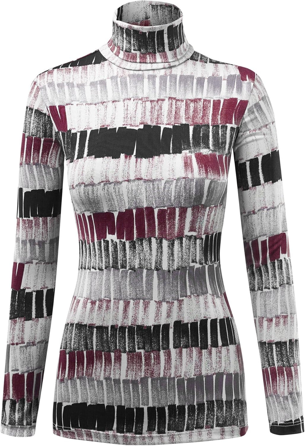 Lock and Love Women's Lightweight Long Sleeve Cozy Stylilsh Turtleneck Top Pullover Sweater