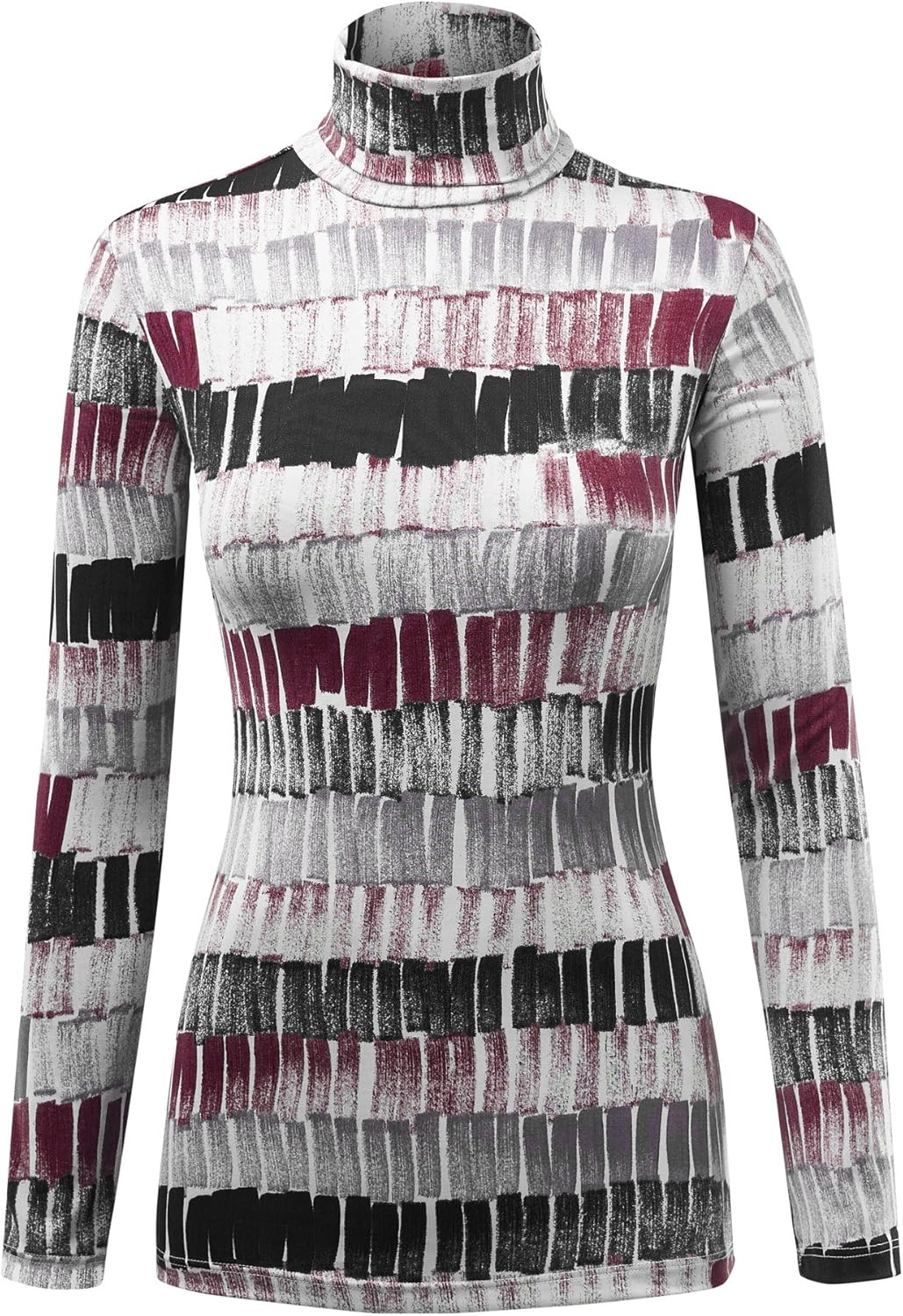 Lock and Love Women's Lightweight Long Sleeve Cozy Stylilsh Turtleneck Top Pullover Sweater