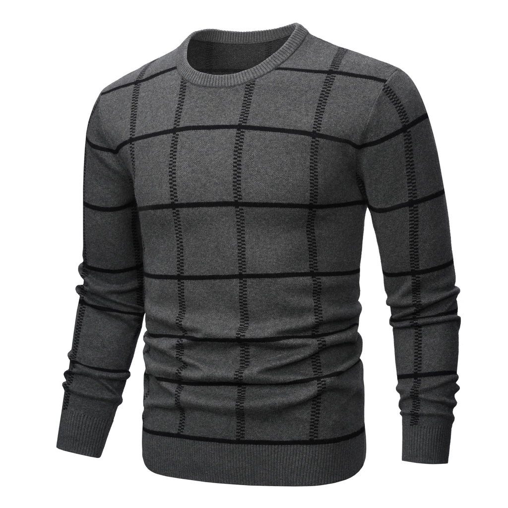 MAGNIVIT Men's Basic Designed Knitted Sweaters Cotton Soft Crewneck Fall Winter Sweaters